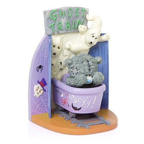 Spooktacula Fun Ghost Train Me to You Bear Trilogy Figurine   £25.00