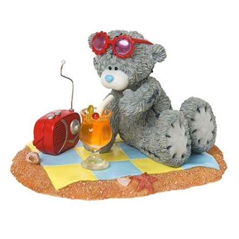 Just Chillin Me to You Bear Figurine   £28.00