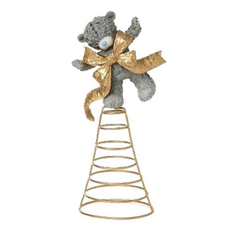 Christmas Wrapped In A Bow Me to You Bear Tree Topper   £25.00
