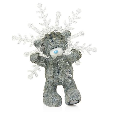 Snowflake Sparkle Me to You Bear Figurine   £18.50