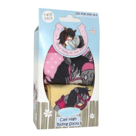 Me to You Bear Knee High Horse Riding Socks Pack Size 12-3  £11.99