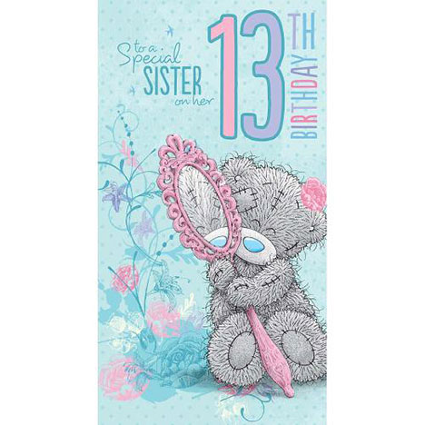 Sister 13th Birthday Me to You Bear Card  £2.19