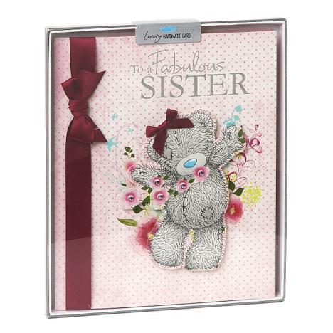 Sister Birthday Me to You Bear Handmade Boxed Card  £6.99