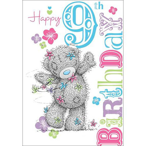 9th Birthday Me to You Bear Card  £1.69