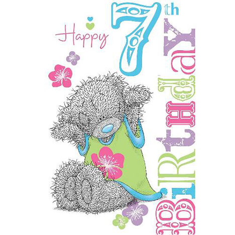 7th Birthday Me to You Bear Card  £1.69