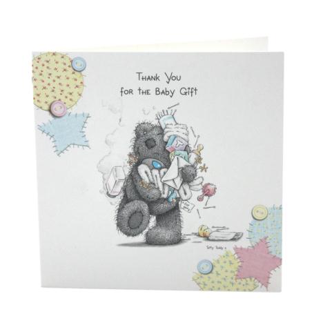 Baby Gift Thanks Me to You Bear Card   £3.75