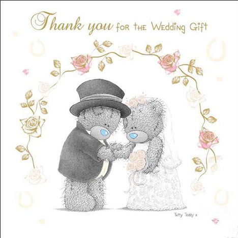 Thank You for the Wedding Gift Luxury Me to You Cards Pack of 10 Pack of 10 £3.99