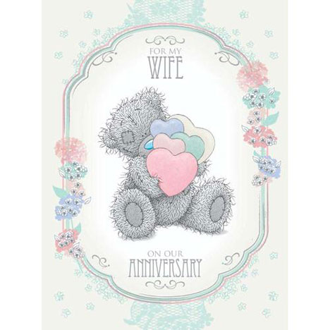 Wife Anniversary Large Me to You Bear Card  £3.59