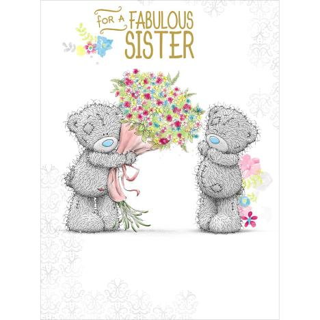 Fabulous Sister Me to You Bear Large Birthday Card  £3.59