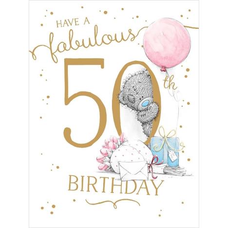 Fabulous 50th Large Me to You Bear Birthday Card  £3.59