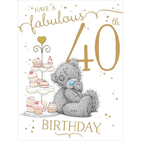 Fabulous 40th Large Me to You Bear Birthday Card  £3.59