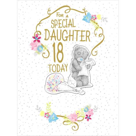 18th Birthday Daughter Large Luxury Me to You Bear Card  £4.25