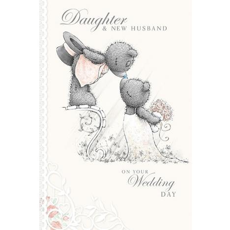 Daughter and New Husband Me to You Bear Wedding Day Card  £3.59