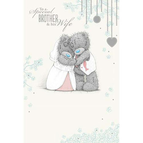 Brother and His Wife Me to You Bear Wedding Card   £2.49
