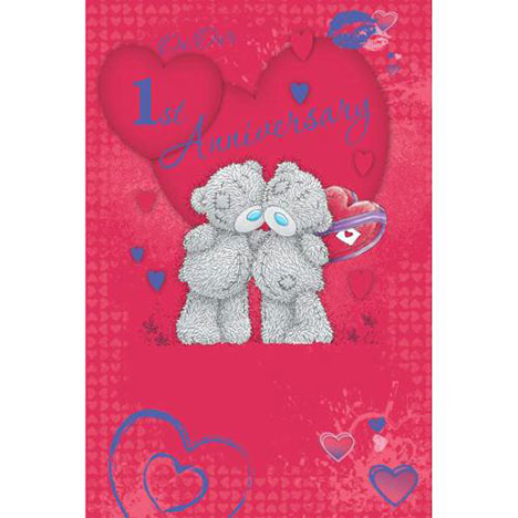 1st Anniversary Me to You Bear Card   £2.49