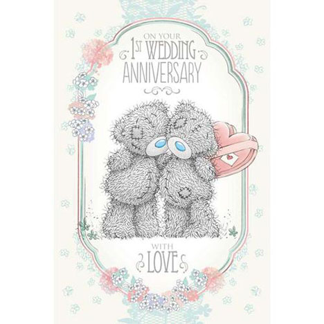 On Your 1st Anniversary Me to You Bear Card  £2.49