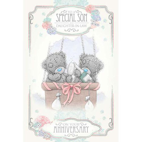 Son and Daughter-in-Law Me to You Bear Anniversary Card  £2.49