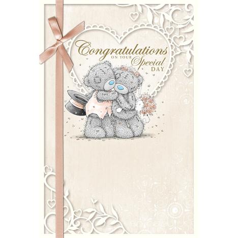 Congratulations Me to You Bear Wedding Card  £2.49