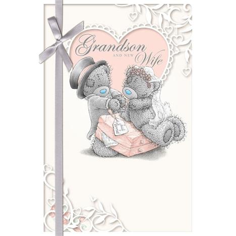 Grandson and New Wife Me to You Bear Wedding Day Card  £2.49