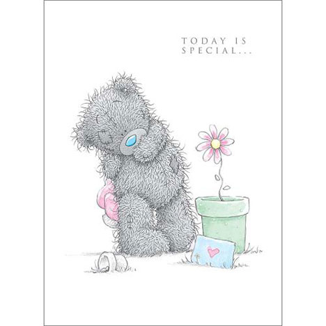Tatty Teddy With Flower Me to You Bear Birthday Card  £1.69