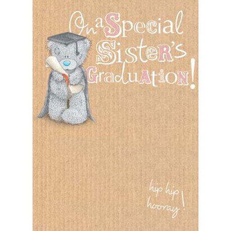 Sister Graduation Me to You Bear Card   £1.79