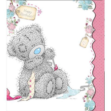 Tatty Teddy Making Bow Birthday Me to You Bear Card  £1.80