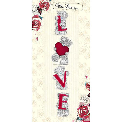 Lots of Love Anniversary Me to You Bear Card  £1.89