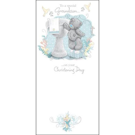Grandson Christening Day Me to You Bear Card  £1.89