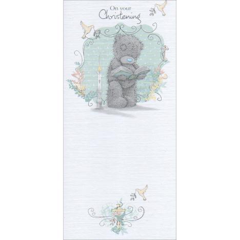 On Your Christening Me to You Bear Card  £1.89