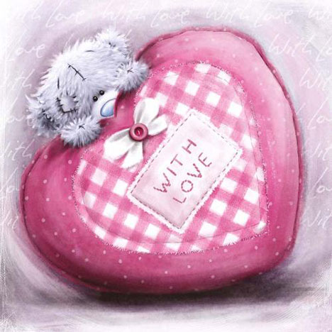 Tatty Teddy with Love Heart Me to You Bear Card  £1.80