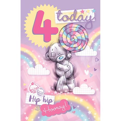 4 Today Me to You Bear 4th Birthday Card  £1.79
