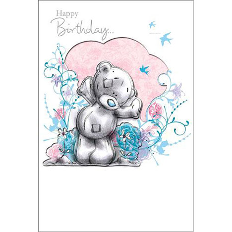 Tatty Teddy with Flowers Me to You Bear Birthday Card  £4.25
