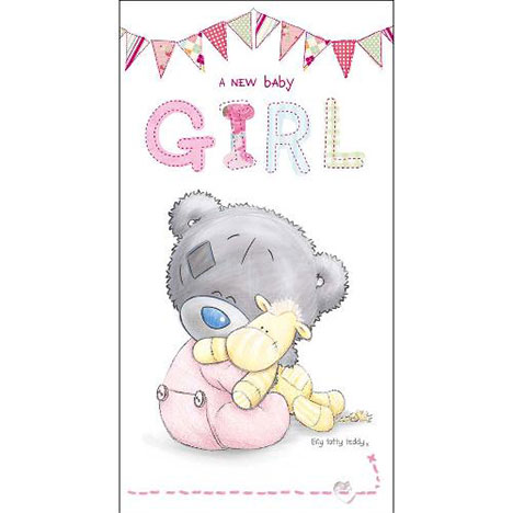 A New Baby Girl Tiny Tatty Teddy Me to You Bear Card  £2.10