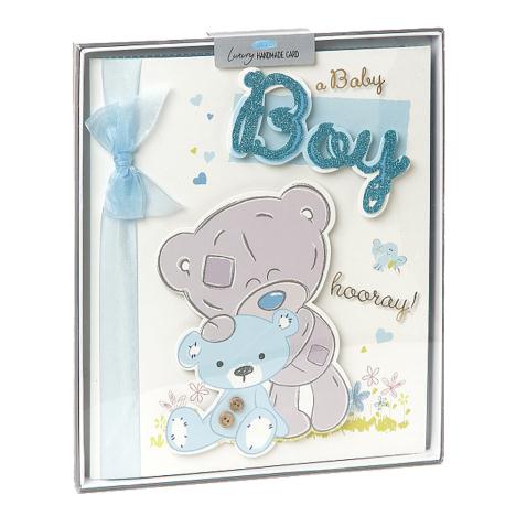 New Baby Boy Me to You Bear Handmade Boxed Card  £6.99