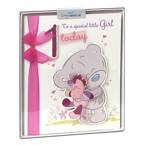 1st Birthday Girl Me to You Bear Handmade Boxed Card  £6.99