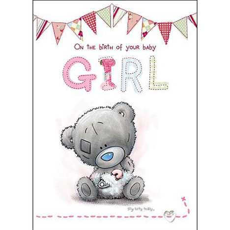 Birth of Baby Girl Me to You Bear Card  £1.60
