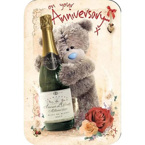 On Your Anniversary Photo Finish Me to You Bear Card  £2.49