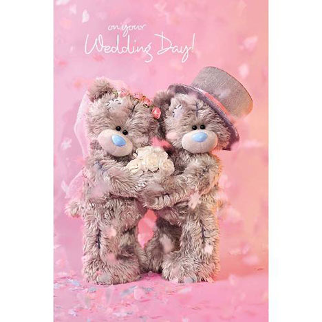 3D Holographic Wedding Day Me to You Bear Card  £3.59