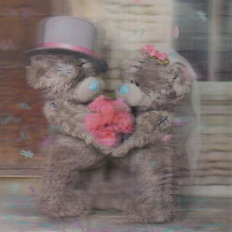 3D Holographic Wedding Day Me to You bear Card  £2.85