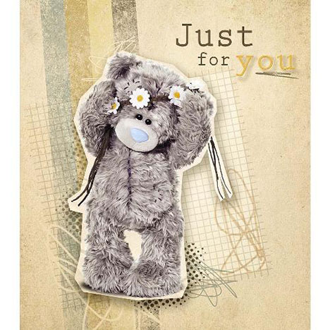 Just For You Tatty Teddy with Daisies Me to You Bear Card  £1.89