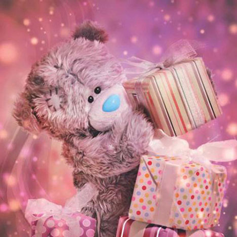3D Holographic Birthday Presents Me to You Bear Card  £2.99