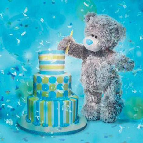 3D Holographic Birthday Cake Me to You Bear Card  £2.99