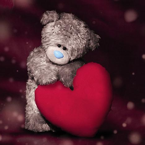 3D Holographic Love Me to You Bear Card  £2.99