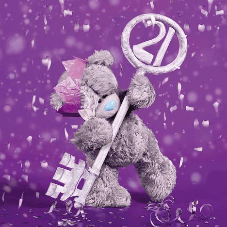 3D Holographic 21st Birthday Me to You Bear Card  £2.99