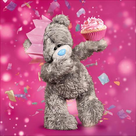 3D Holographic With Cupcake Me To You Bear Birthday Card  £3.59