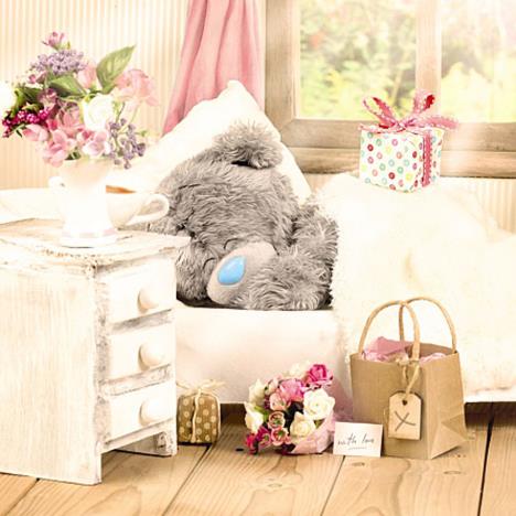 3D Holographic Sleeping Me To You Bear Birthday Card  £3.59