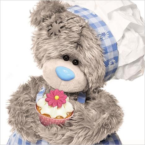 3D Holographic Holding Cupcake Me to You Bear Birthday Card  £3.59
