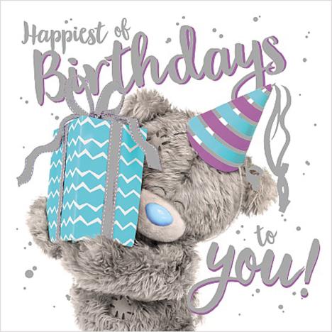 3D Holographic Giving Present Me to You Bear Birthday Card  £2.69