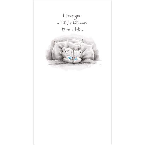 Tatty Teddies In Bed Me To You Bear Card  £2.19