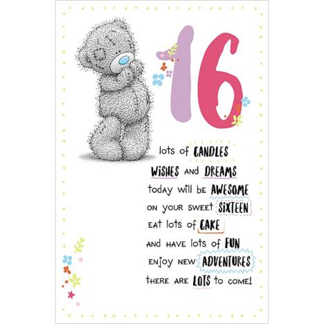 16th Birthday Me to You Bear Birthday Card  £1.89